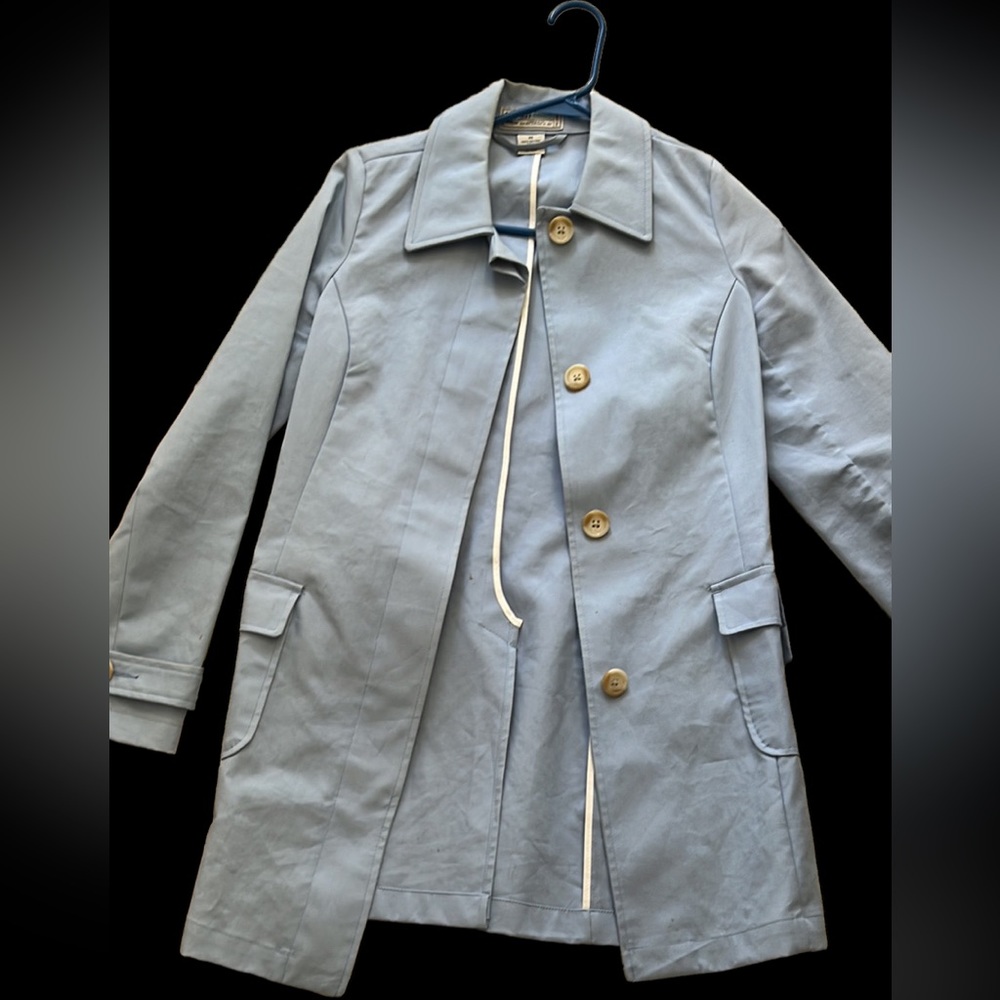 Lightweight Blue Jacket/ trench coat